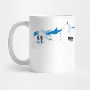 Hiking in the mountains Mug